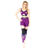 Athena Crop Top - Purple / Blue